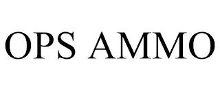 OPS AMMO trademark