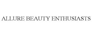 ALLURE BEAUTY ENTHUSIASTS trademark