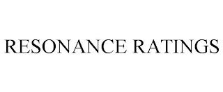 RESONANCE RATINGS trademark