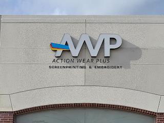 AWP ACTION WEAR PLUS SCREENPRINTING & EMBROIDERY trademark