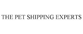 THE PET SHIPPING EXPERTS trademark