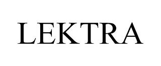 LEKTRA trademark