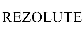 REZOLUTE trademark