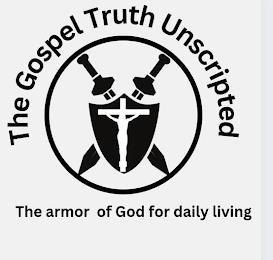 THE GOSPEL TRUTH UNSCRIPTED THE ARMOR OF GOD FOR DAILY LIVING trademark