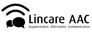 LINCARE AAC AUGMENTATIVE. ALTERNATIVE. COMMUNICATION. trademark