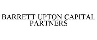 BARRETT UPTON CAPITAL PARTNERS trademark