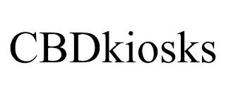 CBDKIOSKS trademark