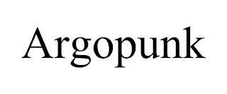 ARGOPUNK trademark