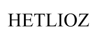 HETLIOZ trademark