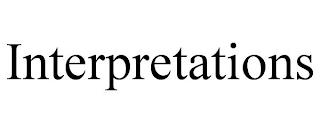 INTERPRETATIONS trademark