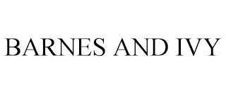 BARNES AND IVY trademark