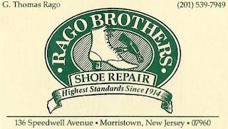 RAGO BROTHERS SHOE & LEATHER HIGHEST STANDARDS SINCE 1914 trademark