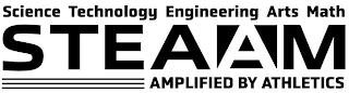 SCIENCE TECHNOLOGY ENGINEERING ARTS MATH STEAAM AMPLIFIED BY ATHLETICS trademark