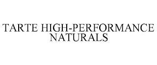 TARTE HIGH-PERFORMANCE NATURALS trademark