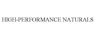 HIGH-PERFORMANCE NATURALS trademark