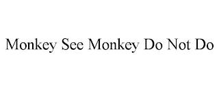 MONKEY SEE MONKEY DO NOT DO trademark