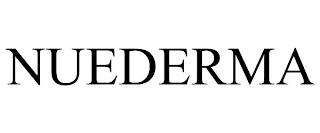 NUEDERMA trademark