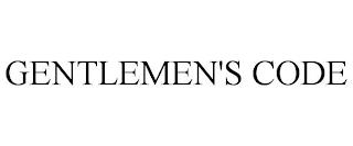 GENTLEMEN'S CODE trademark