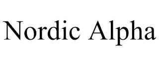 NORDIC ALPHA trademark