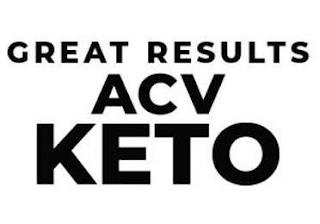 GREAT RESULTS ACV KETO trademark