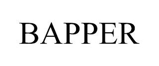 BAPPER trademark