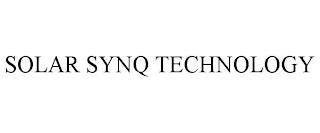 SOLAR SYNQ TECHNOLOGY trademark