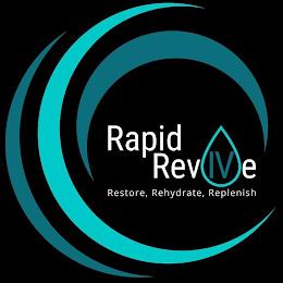 RAPID REVIVE RESTORE, REHYDRATE, REPLENISH trademark