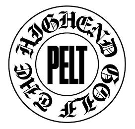 PELT THE HIGHEND GOLF trademark