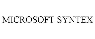 MICROSOFT SYNTEX trademark