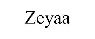 ZEYAA trademark