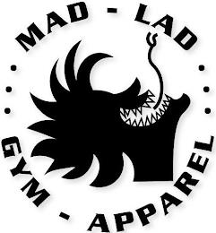 MAD - LAD GYM - APPAREL trademark