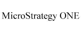 MICROSTRATEGY ONE trademark