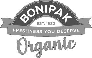 BONIPAK EST. 1932 FRESHNESS YOU DESERVE ORGANIC trademark