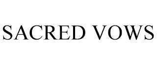 SACRED VOWS trademark