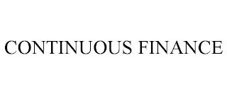 CONTINUOUS FINANCE trademark