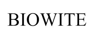 BIOWITE trademark