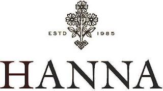 ESTD 1985 HANNA trademark