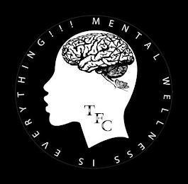 MENTAL WELLNESS IS EVERYTHING!!! TFC trademark