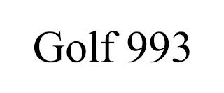 GOLF 993 trademark