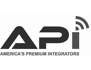 API AMERICA'S PREMIUM INTEGRATORS trademark