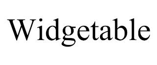 WIDGETABLE trademark