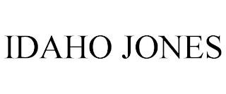 IDAHO JONES trademark