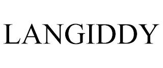 LANGIDDY trademark