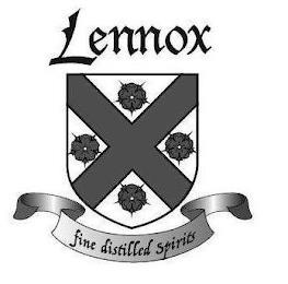 LENNOX FINE DISTILLED SPIRITS trademark