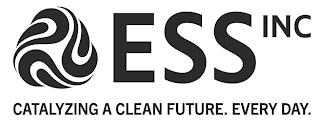 ESS INC CATALYZING A CLEAN FUTURE. EVERY DAY. trademark