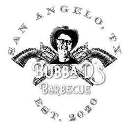 BUBBA D'S BARBECUE SAN ANGELO, TX EST. 2020020 trademark