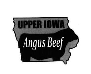 UPPER IOWA ANGUS BEEF trademark