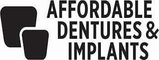 AFFORDABLE DENTURES & IMPLANTS trademark