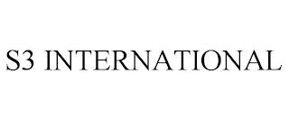 S3 INTERNATIONAL trademark