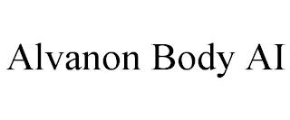 ALVANON BODY AI trademark